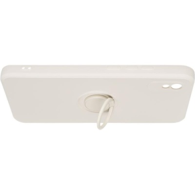 Купить силіконовий чохол soft silicone casevsmagnet ring для xiaomi redmi 9a - ivory white онлайн