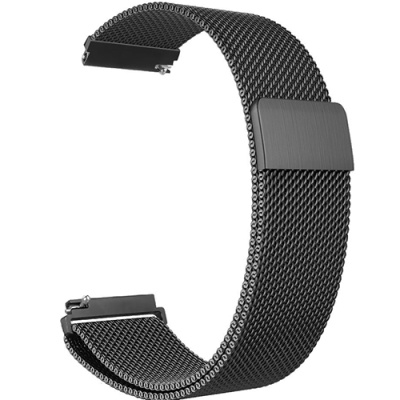 ремінець для xiaomi amazfit milanese loop 20mm (чорний) 