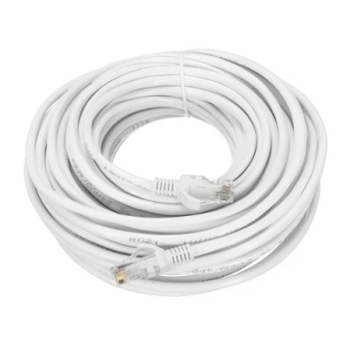 кабель set lan+lan 568b 15m (білий) 