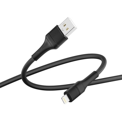 кабель ridea rc-m132 fila 12w/1m usb - lightning (чорний) 
