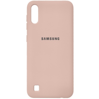 Купить силіконовий чохол soft silicone case для samsung a105 galaxy a10/m105 galaxu m10 - pink sand онлайн
