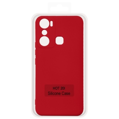 Купить чохол soft silicone case full для infinix hot 20i (red) онлайн