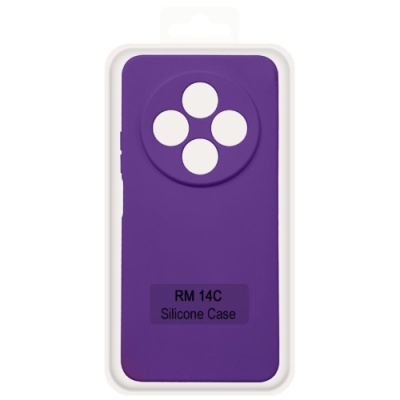 Купить чохол soft silicone case full для xiaomi redmi 14c/poco c75/redmi a4/17c (фіолетовий) онлайн