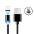 кабель skydolphin s59l magnetic usb - lightning 2.4a/1m (чорний) 