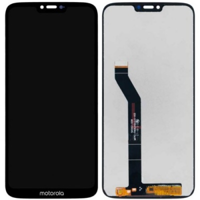 дисплей для motorola xt1955 moto g7 power з чорним тачскріном (original prc)