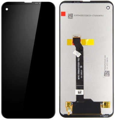дисплей для lg q70 (lm-q730n / lm-q620wa / lm-q620vab) чорний, із сенсорним екраном 