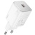 Мережевий Зарядний Пристрій Hoco N40 Mighty 1Type-C/20W/PD (Білий) мережевий зарядний пристрій hoco n40 mighty 1type-c/20w/pd (білий)