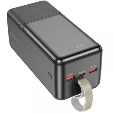 додаткова батарея power bank borofone bj33d creed pd30w+qc3.0 22.5w 50000 mah (чорний) 