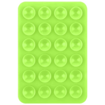 Купить силіконова тримач-присоска двостороння для телефону double side silicone (80*55 мм) (салатовий) онлайн