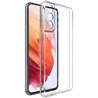 Купить силіконовий чохол ou case для samsung g991 galaxy s21 (прозорий) онлайн