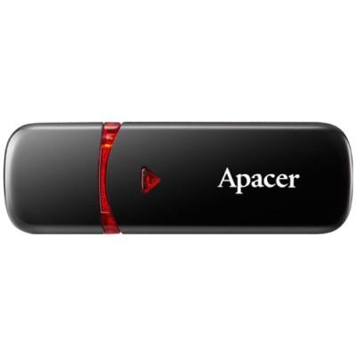 usb флеш-накопичувач apacer ah333 64gb (чорний) 