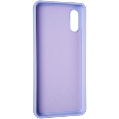 Купить силіконовий чохол soft silicone casevsmagnet ring для samsung a022 galaxy a02 - lavander онлайн