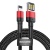 кабель baseus cafule se usb - lightning 2.4a/1m (calklf-g91) (black-red) 
