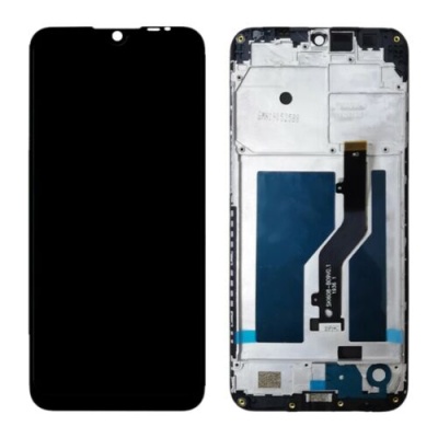 дисплей для zte blade a7 2020 (ski608-b09 v0.1) з рамкою і чорним тачскріном (original china)