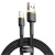 кабель baseus cafule usb - lightning 2.4a/1m (calklf-bv1) (gold-black) 