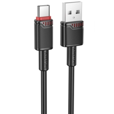 кабель borofone bx110 usb - type-c 3a/1м (чорний) 