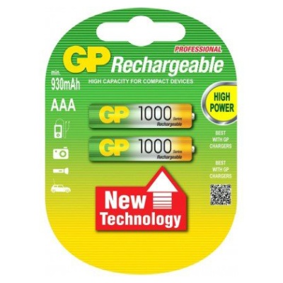акумулятор gp 1000 ааа (2шт) 