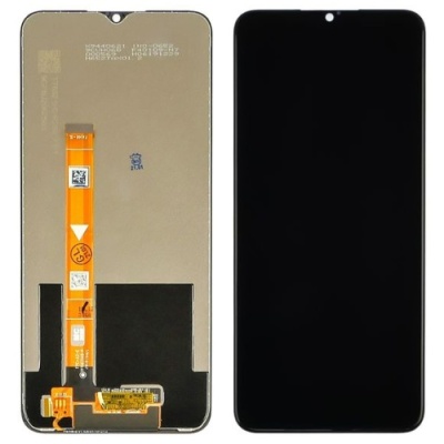 дисплей для realme c3, realme 5, oppo a5 2020, oppo a31 з чорним тачскріном (flycdi)