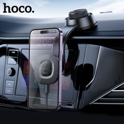 Автотримач Hoco HW31 4.5-7.0 inch Magnetic Ring Wireless 15W (Чорний)