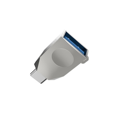 перехідник hoco ua09 otg usb - type-c (pearl nickel) 