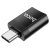 перехідник hoco ua17 type-c male - usb 3.0 female (чорний) 