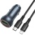 Автомобільний Зарядний Пристрій Borofone BZ32B 48W 1Type-C/30W/PD + 1USB/18W/QC3.0 + (Type-C - Lightning) (Сірий)