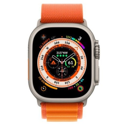 ремінець для apple watch alpine loop 42/44/45/49 mm (помаранчевий) 