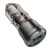 Автомобільний Зарядний Пристрій Borofone BZ25 38W 1USB/18W/QC3.0 + 1Type-C/20W/PD (Прозоро-Чорний)