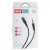 кабель aux xo nbr155b 3.5mm(male) - type-c(male) 1m (чорний) 