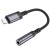 перехідник borofone bv24 lightning(male) to 3.5mm(female) 0.15m (сірий) 
