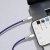 кабель baseus cafule metal (pd) type-c - lightning pd20w/2m (catljk-b05) (purple) 