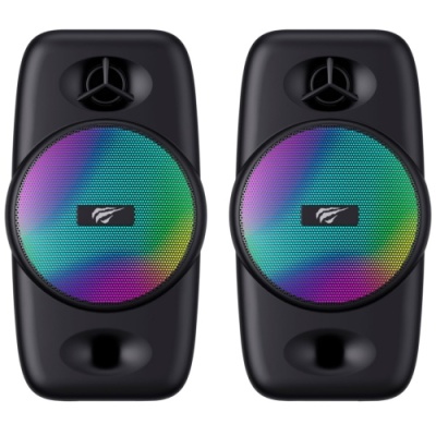 колонки havit hv-sk213 usb rgb (2*3вт) 
