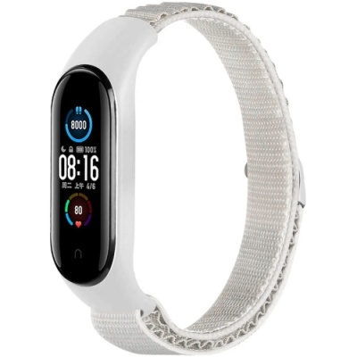 ремінець для xiaomi mi band 5/6/7 alpine loop (білий) 