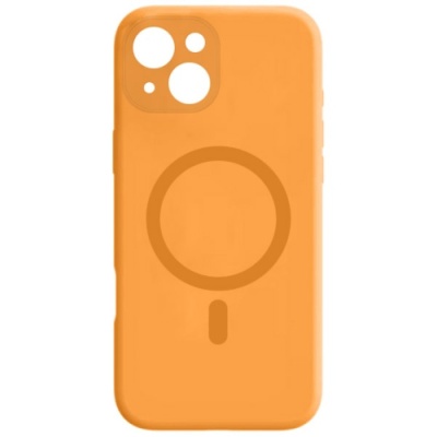 Купить чохол silicone case full camera with magsafe для apple iphone 13 (orange) онлайн