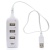 USB HUB hi-speed 4 USB 2.0 (20см) (Білий) usb hub hi-speed 4 usb 2.0 (20см) (білий)