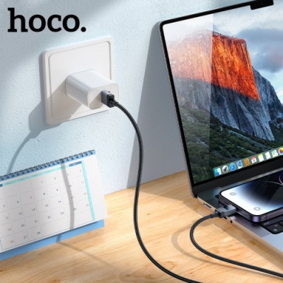 кабель hoco x118 usb - lightning 2.4a/1m (чорний) 
