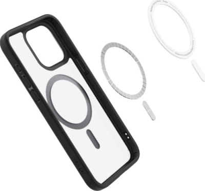 Купить чохол tpu+pc spigen ultra hybrid with magsafe для apple iphone 14 pro max (black) онлайн