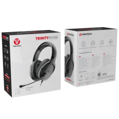 навушники для комп'ютера fantech mh88 trinity (чорний) 