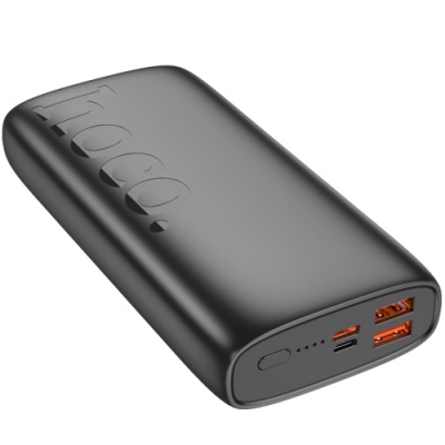 додаткова батарея power bank hoco j122a respect 22.5w+pd20w fully compatible 20000mah (чорний) 