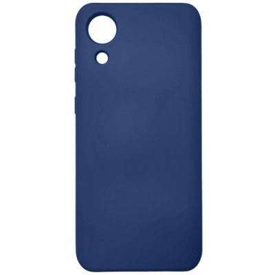 Купить силіконовий чохол soft silicone case для samsung a032 galaxy a03 core - dark blue онлайн