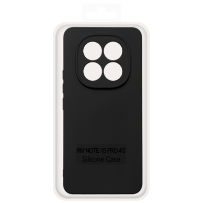 Купить чохол soft silicone case full для xiaomi redmi note 15 pro 4g (163.22/76.29/7.96) (black) онлайн