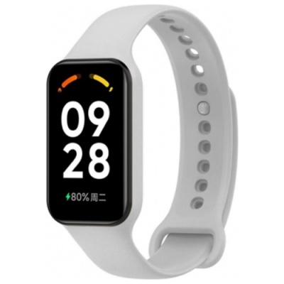ремінець для xiaomi redmi band 3 / xiaomi smart 9 active (сірий) 
