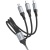 кабель hoco x102 3in1 usb - (lightning+microusb+type-c) 2.4a/1m (чорний) 