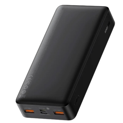 додаткова батарея power bank baseus bipow digital display 20w 20000mah black (ppdml-m01) 