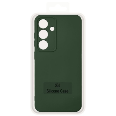 Купить чохол soft silicone case full для samsung s921 galaxy s24 (dark green) онлайн
