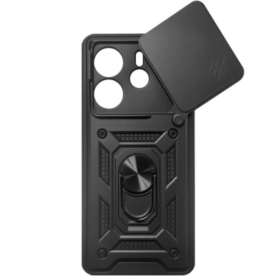 Купить чохол-накладка armor magnet camshield для xiaomi redmi note 14 4g global (163.2/76.5/8.16mm) - black онлайн