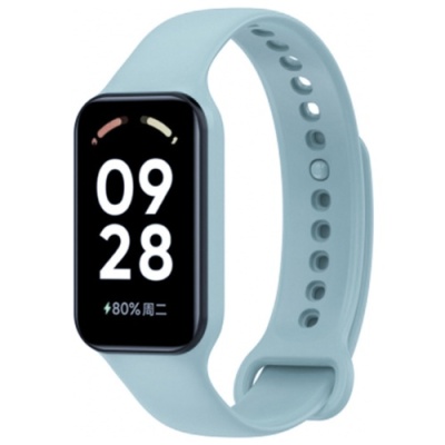 ремінець для xiaomi redmi band 3 / xiaomi smart 9 active (світло-синій) 