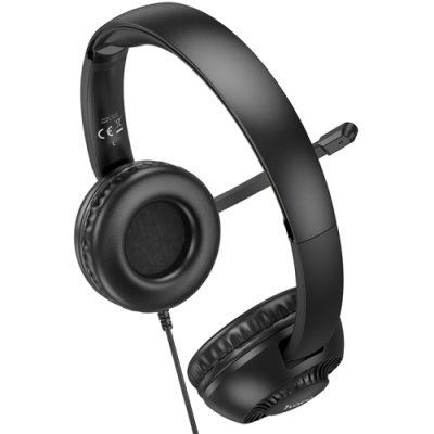навушники для комп'ютера hoco w112 pure (чорний) 