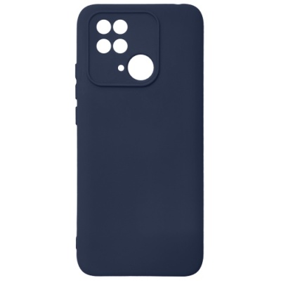Купить чохол soft silicone case full для xiaomi redmi 10c (dark blue) онлайн