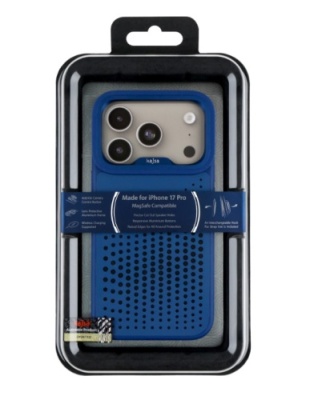 Купить чохол kajsa splendid collection circle with magsafe o-ring для apple iphone 17 pro (blue) онлайн